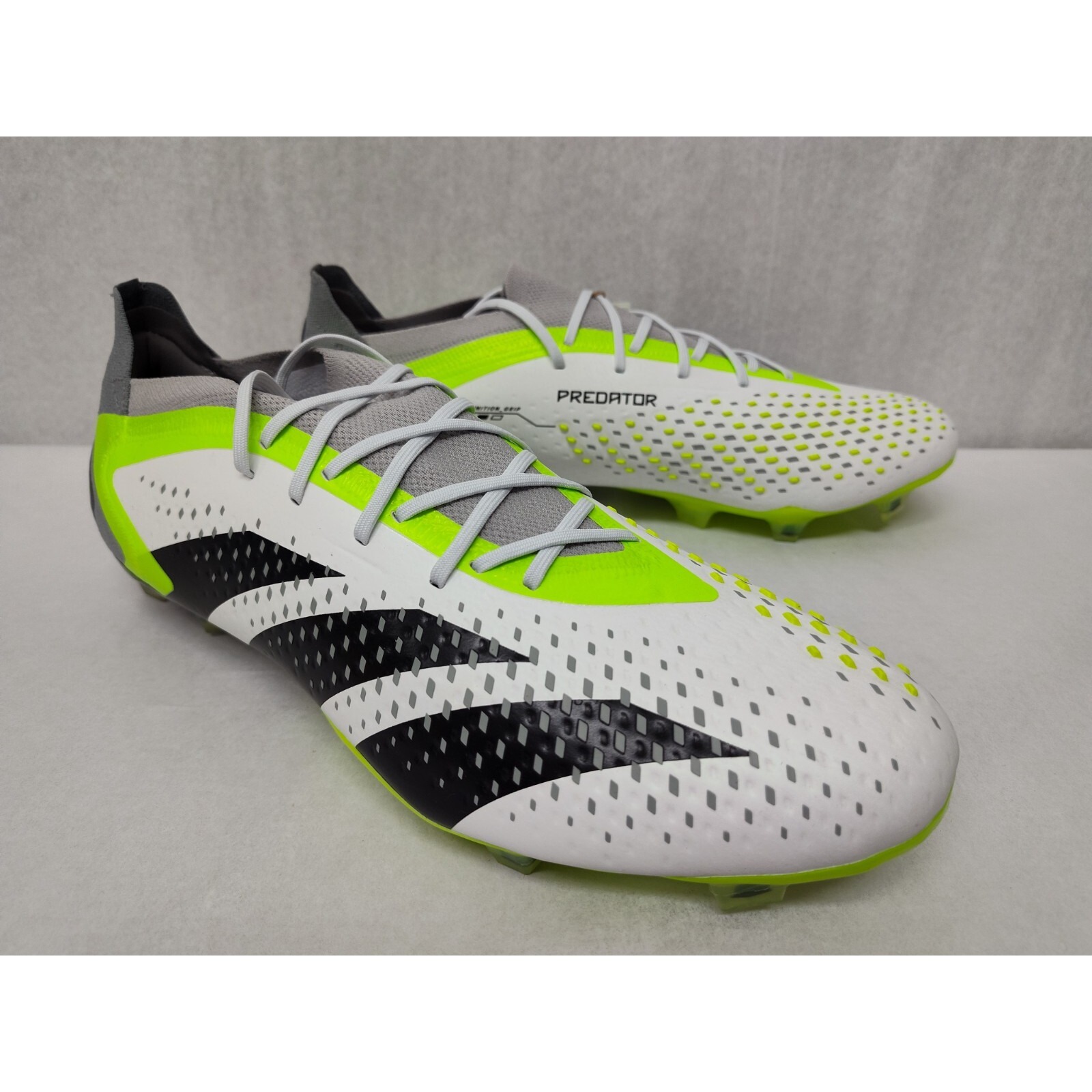 Adidas Men's Predator Accuracy.1 L Fg Soccer Cleats Gz0032 Lucid Lemon Sz 11.5